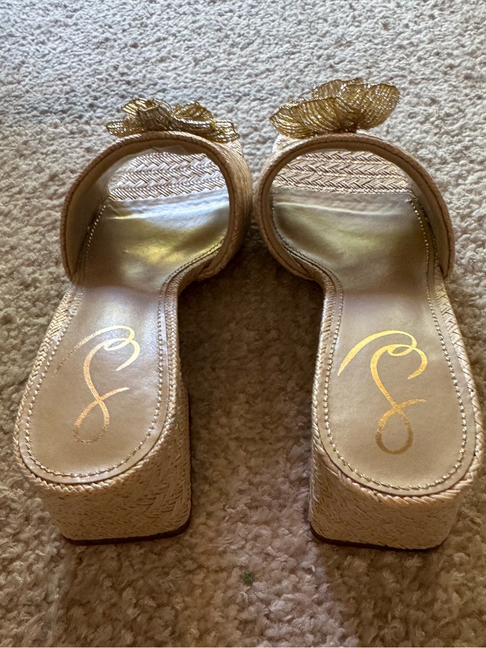 NEW Sam Edelman Winsley Sandals in Natural - Picture 9 of 9